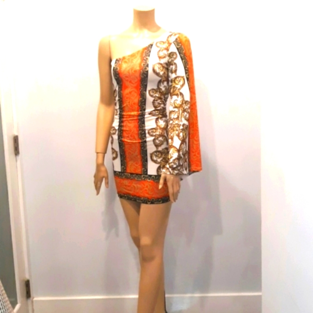 Arden B 1 bell sleeve bodycon mini dress XS - Picture 5 of 8